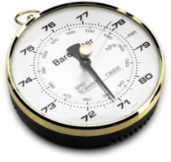 Barometer, dial