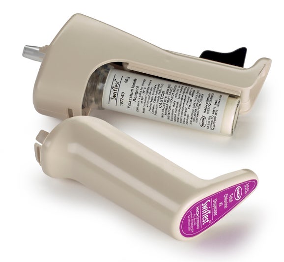 Potassium Iodide SwifTest™ Bulk Dispenser, with Potassium Iodide Refill Vial