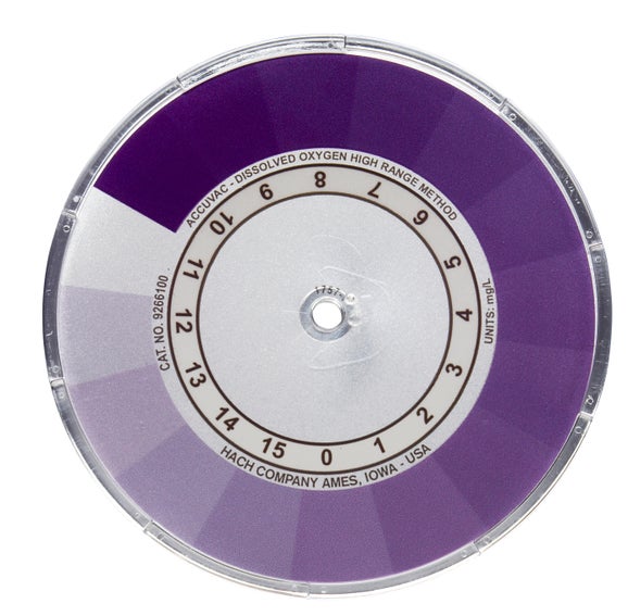 Color Disc, AccuVac® Dissolved Oxygen, High Range, 0-15 mg/L