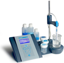 Sension+ EC7 Laboratory Conductivity Meter with Electrode Stand, Magnetic Stirrer and Accessories with Cell for General Applications