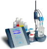Sension+ MM374 GLP Laboratory Multi-Meter with Electrode Stand, Magnetic Stirrer and Accessories with pH  Electrodes for Beverage, Dairy, Soils and Conductivity Cell