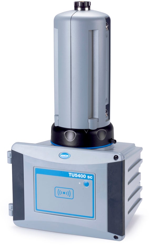 TU5400sc Ultra-High Precision Low Range Laser Turbidimeter with Flow Sensor, Automatic Cleaning, and RFID, ISO Version
