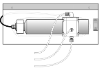 Flow through unit for NT3100 sc/NT3200 sc 5 mm, Nitratax plus sc 5 mm, Uvas plus sc 5 mm probe
