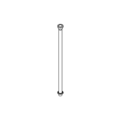 Stainless Steel extension pole 1.0 m.