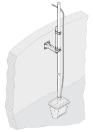 Stainless Steel pole mount kit for FILTERPROBE sc / FILTRAX